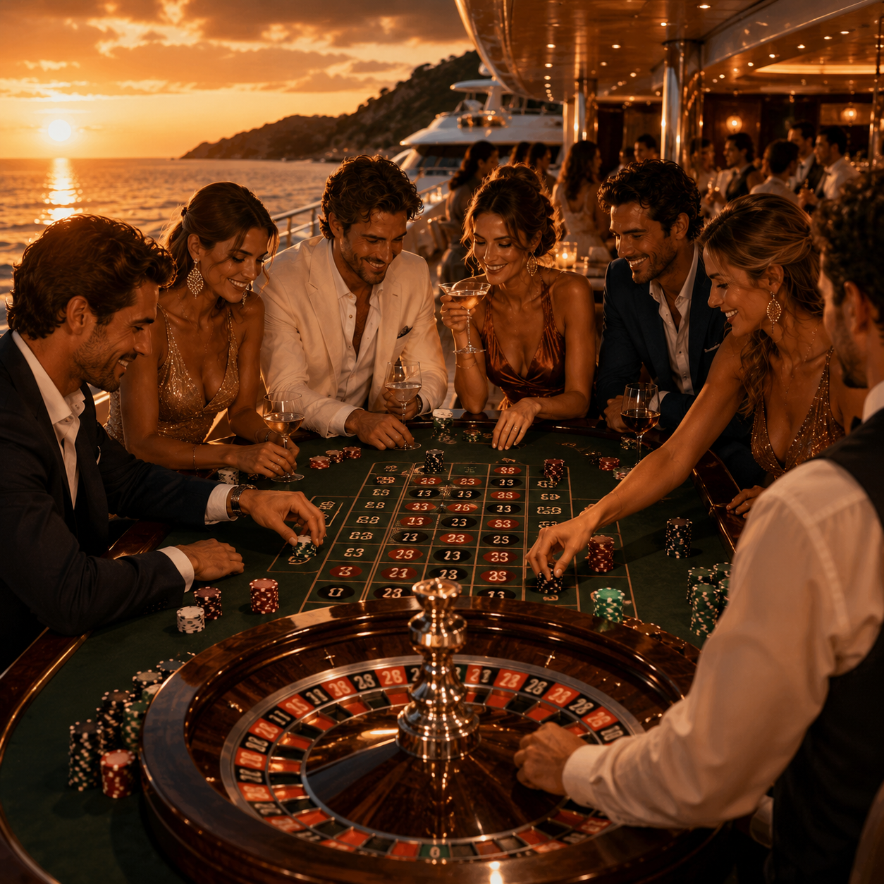 Roulette hosted experience
